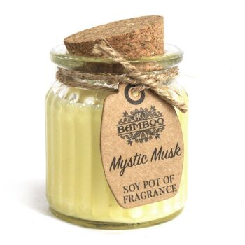 SoyP-07 - Mystic Musk Soy Pot of Fragrance Candles - Vendu en 6x unité/s par extérieur 1