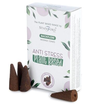 SPBBF-13 - Plant Based Backflow Incense Cones - Anti Stress - Sold in 6x unit/s per outer