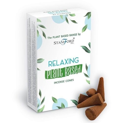 SPBiC-17 - Plant Based Incense Cones - Relaxing - Sold in 6x unit/s per outer
