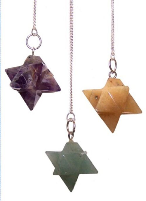 SpecMP-04 - Merkaba (star) Pendulums - (asst) - Sold in 3x unit/s per outer