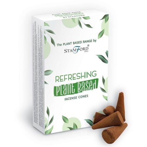 SPBiC-16 - Plant Based Incense Cones - Refreshing - Sold in 6x unit/s per outer