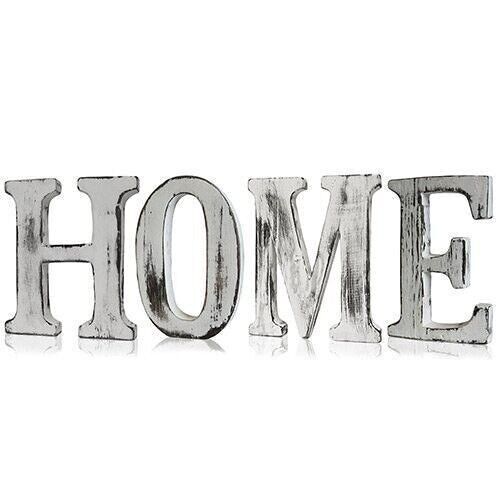 SSL-04 - Shabby Chic Letters - HOME (4) - Sold in 1x unit/s per outer