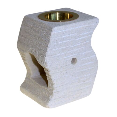 SSOB-01 - Stone Oil Burner - Stepped Wave - Sold in 1x unit/s per outer