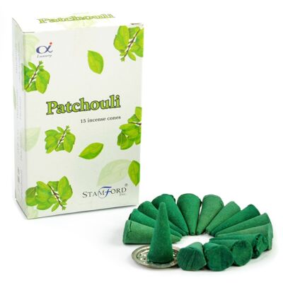 StamC-03 - Patchouli Cones - Sold in 12x unit/s per outer