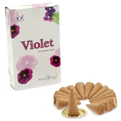 StamC-07 - Violet Cones - Sold in 12x unit/s per outer