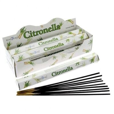 StamFP-11 - Incenso premium alla citronella - Venduto in unità 6x per esterno