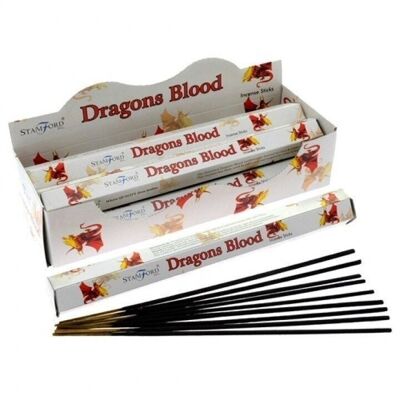 StamFP-14 - Dragons Blood Premium Räucherstäbchen - Verkauft in 6x Einheit/s pro Hülle