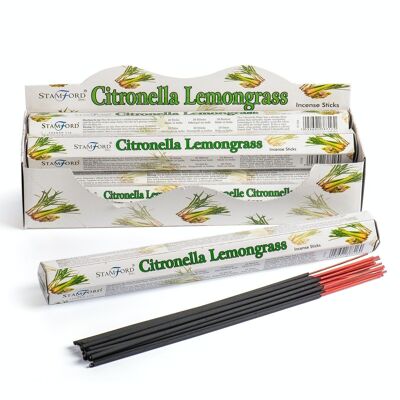 StamFP-46 - Incienso Premium de Citronella & Lemongrass - Vendido en 6x unidad/es por exterior