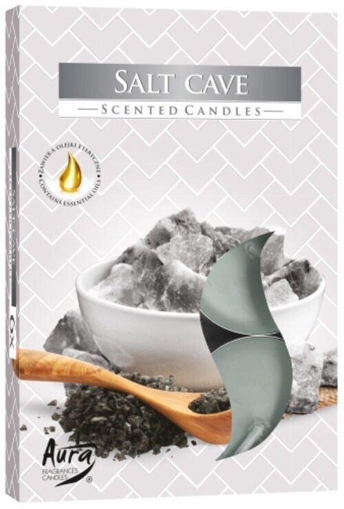 STL-11 - Set of 6 Scented Tealights - Salt Cave - Sold in 12x unit/s per outer