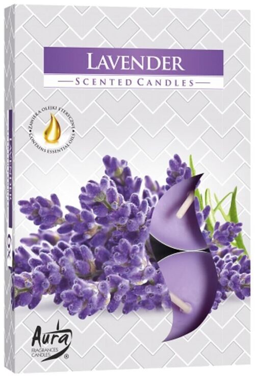 STL-18 - Set of 6 Scented Tealights - Lavender - Sold in 12x unit/s per outer