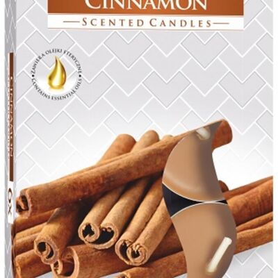 STL-19 - Set of 6 Scented Tealights - Cinnamon - Sold in 12x unit/s per outer