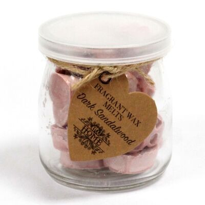 SWMJ-11 - Soywax Melts Jar - Dark Sandalwood - Sold in 6x unit/s per outer