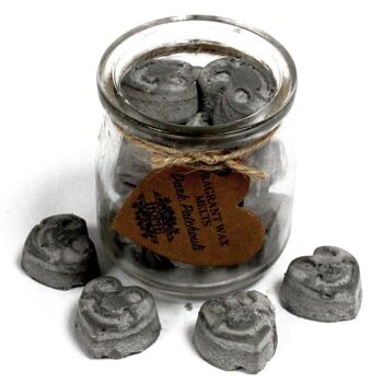 SWMJ-12 - Soywax Melts Jar - Dark Patchouli - Vendu en 6x unité/s par extérieur 1