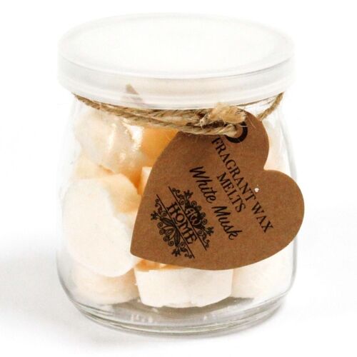 SWMJ-16 - Soywax Melts Jar - White Musk - Sold in 6x unit/s per outer