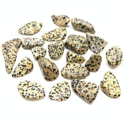 TBm-03 - L Tumble Stones - Dalmation Stone - Sold in 24x unit/s per outer