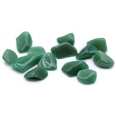 TBm-11 - L Tumble Stones - Quartz Green - Sold in 24x unit/s per outer