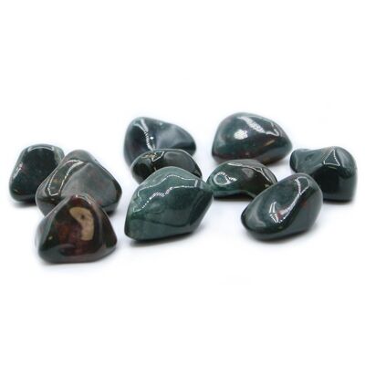 TBm-20 - L Tumble Stones - Bloodstone - Sold in 24x unit/s per outer
