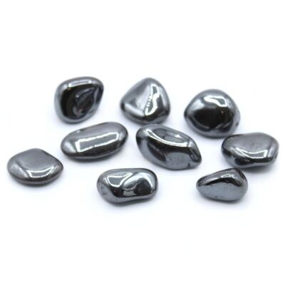 TBm-21 - XL Tumble Stones - Hematite - Sold in 24x unit/s per outer