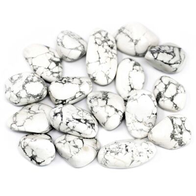TBML-09 - African Gemstone Magnesite / Howlite White - Sold in 20x unit/s per outer