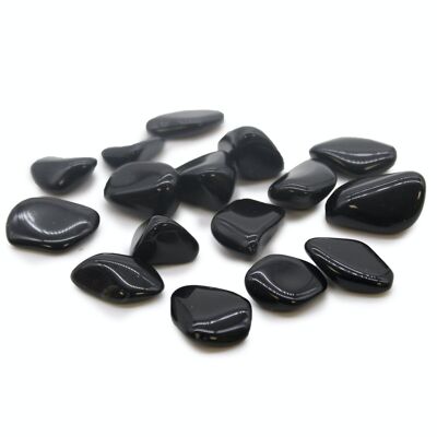 TbmM-09 - M Tumble Stone - Obsidian Black - Sold in 24x unit/s per outer