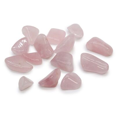 TbmM-12 - M Tumble Stones - Rose Quartz - Sold in 24x unit/s per outer