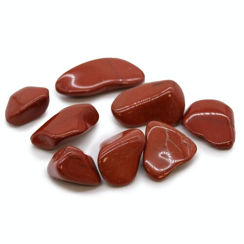 TBXL-05 - XL Tumble Stones - Jasper - Red - Sold in 18x unit/s per outer