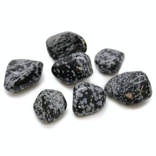 TBXL-22 - XL Tumble Stones - Obsidian Snowflake - Sold in 18x unit/s per outer