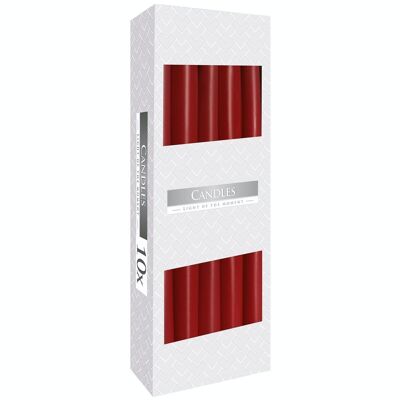 Tcand-04 - Taper Candle - Burgundy - Sold in 10x unit/s per outer
