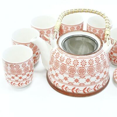 TeaP-06 - Herbal Teapot Set - Amber - Sold in 1x unit/s per outer