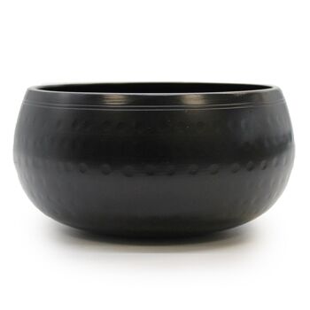 Tib-85 - Med Black Beated Bowl - 15cm - Vendu en 1x unité/s par extérieur 4