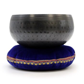 Tib-85 - Med Black Beated Bowl - 15cm - Vendu en 1x unité/s par extérieur 5