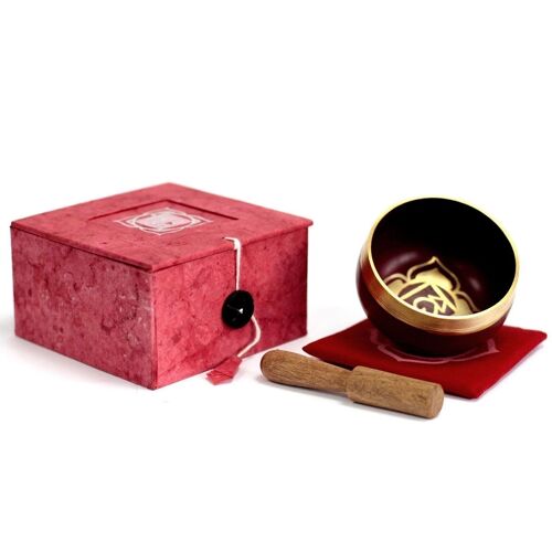 TIBS-06A - Chakra Singing Bowl - Root - Sold in 1x unit/s per outer