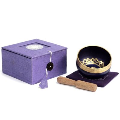 TIBS-06B - Chakra Singing Bowl - Crown - Sold in 1x unit/s per outer
