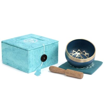TIBS-06F - Chakra Singing Bowl - Throat - Sold in 1x unit/s per outer