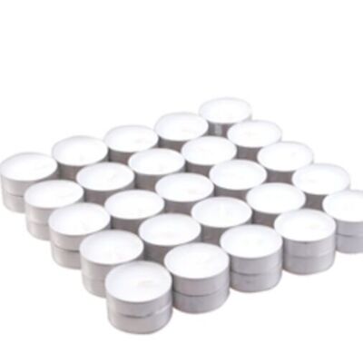 TLS-07 - Unscented Tealight (4hr) - Sold in 50x unit/s per outer