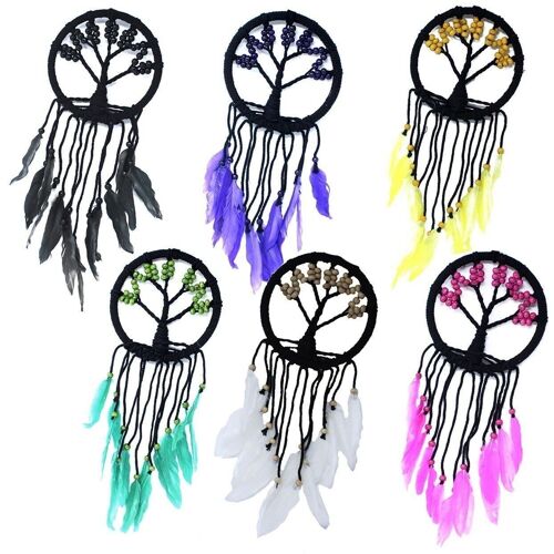 TOLD-02 - Tree of Life Dreamcatcher - 16cm (assorted) - Sold in 6x unit/s per outer