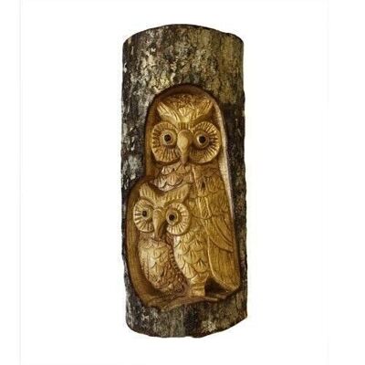 TreeC-02 - Owl Family  26x16x6cm - Sold in 1x unit/s per outer