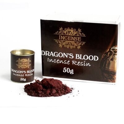 TRT-06 - Resina de sangre de dragón de 50 g - Se vende en 6 unidades por exterior