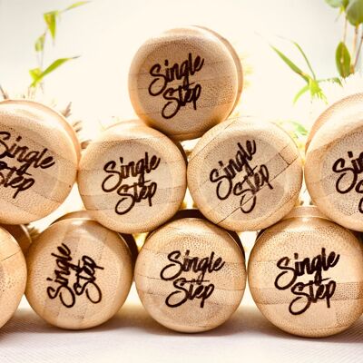 Cepillo de fregado de ollas de bambú y sisal personalizado (cerdas simples / más suaves, con su logotipo)
