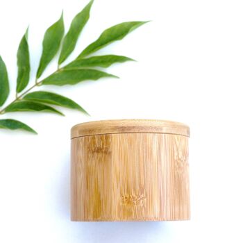 Pot à sel et à épices écologique en bambou 2