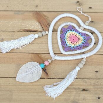 VDC-02 - Dream Catcher - Medium Multi Heart in Heart - Vendu en 1x unité/s par extérieur 6