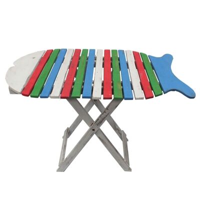 WAS-05 - Folding Fish Table - Multi Coloured - Sold in 1x unit/s per outer