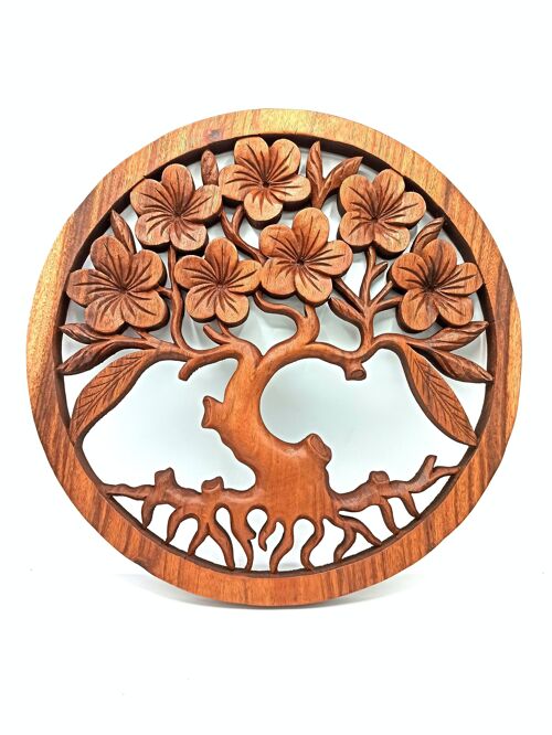 WDW-04 - Tree of Life Frangipani Panel - 40cm - Sold in 1x unit/s per outer