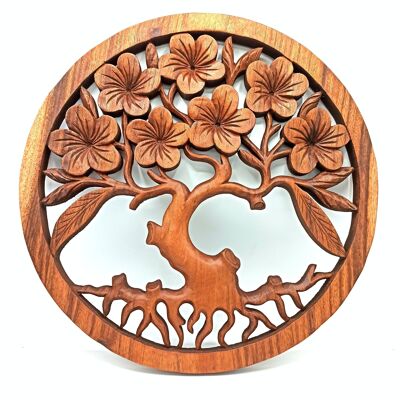 WDW-04 - Tree of Life Frangipani Panel - 40cm - Sold in 1x unit/s per outer