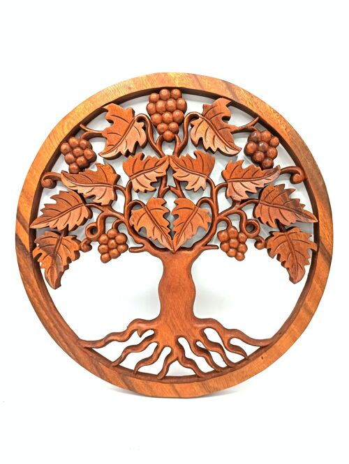 WDW-06 - Tree of Life Grapes Panel - 40cm - Sold in 1x unit/s per outer