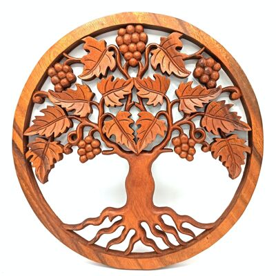 WDW-06 - Tree of Life Grapes Panel - 40cm - Sold in 1x unit/s per outer