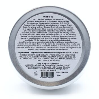 WHSS-03 - Shampoing Solide Lièvre Sauvage 60g - Noix de Coco Poilue - Vendu en 4x unité/s par extérieur 6