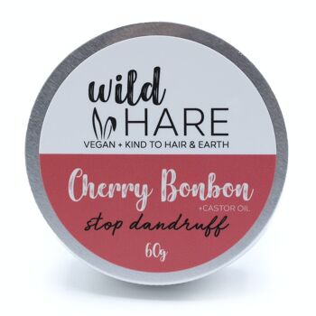 WHSS-05 - Shampoing Solide Wild Hare 60g - Cerise Bonbon - Vendu en 4x unité/s par extérieur 4