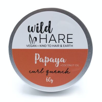 WHSS-06 - Shampoo solido di lepre selvatica 60 g - Pappaya - Venduto in unità 4x per esterno