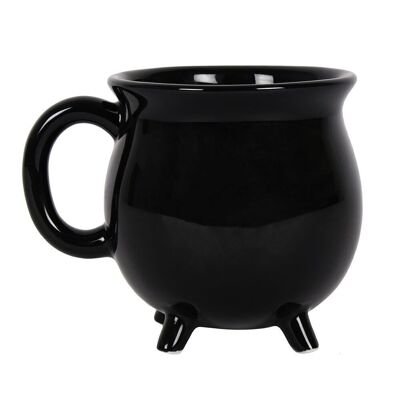 WSL-2075 - Plain Black Cauldron Mug - Sold in 3x unit/s per outer